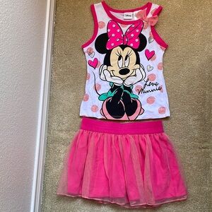 Kids Minnie mouse Disney outfit